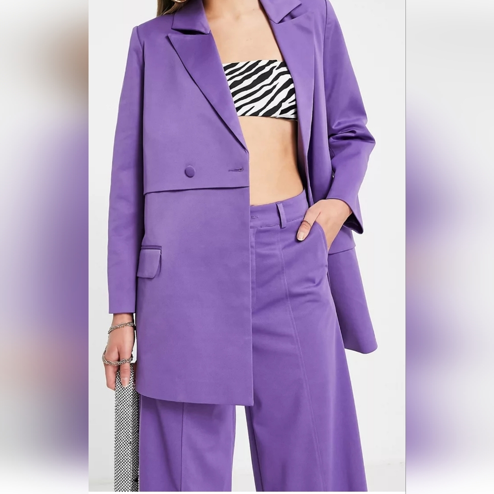Purple suit